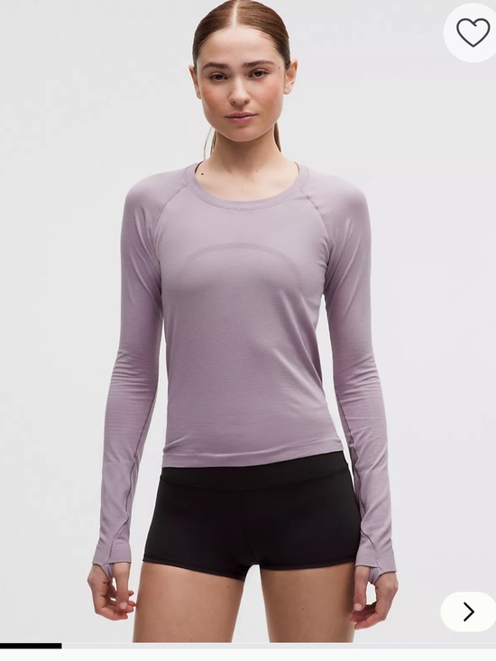 lululemon athletica Tops - Lululemon Swiftly Tech Long-Sleeve Shirt size 4 lavender color
